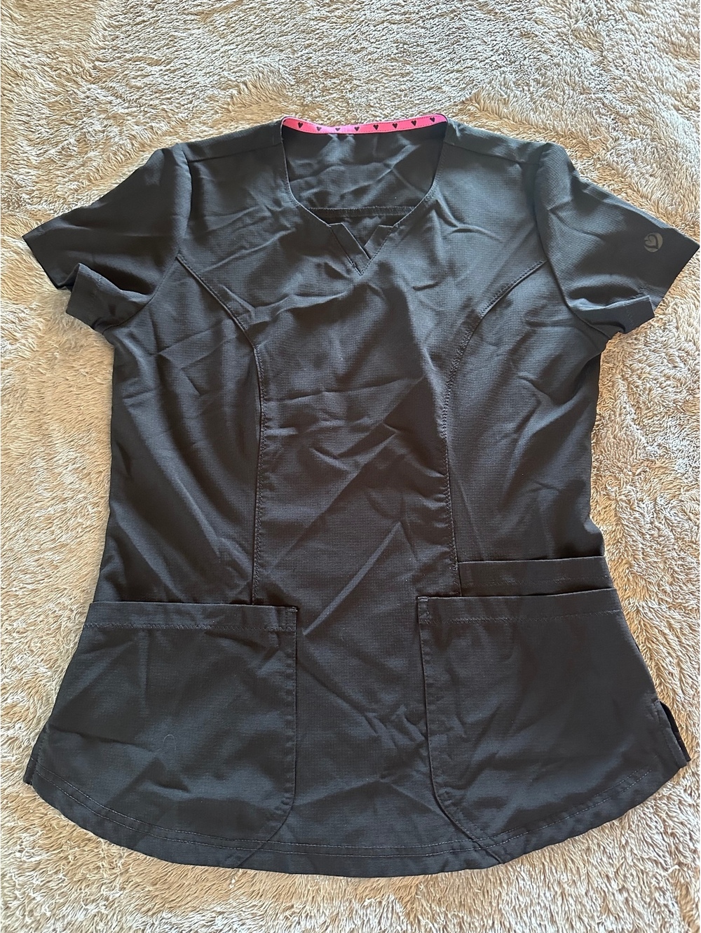 HeartSoul "Break On Through" V-Neck Scrub Top – Women's XS
